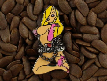 Jessica Rabbit Pins Fantasy Pin I Love Boobies Chain Bondge Badge