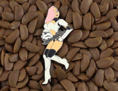 Jessica Rabbit Pins Storm Trooper MG34 Blaster Pin Badge