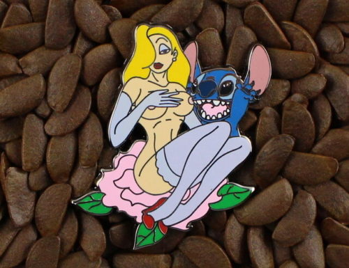 Jessica Rabbit Pins Fantasy Pin Stitch Flower Badge