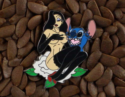Jessica Rabbit Pins Fantasy Pin Stitch Flower Badge