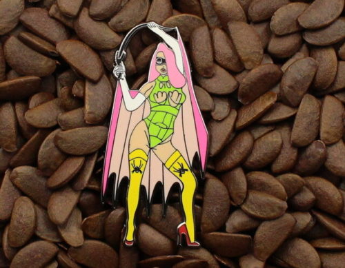 Jessica Rabbit Pins Dominatrix Spider Stockings Pin
