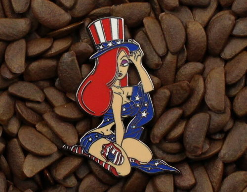 Jessica Rabbit Pins Rolling Stones Uncle Sam Patriotic Pin