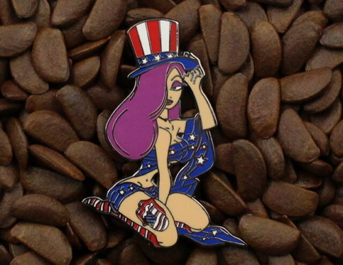 Jessica Rabbit Pins Rolling Stones Uncle Sam Patriotic Pin