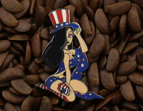 Jessica Rabbit Pins Rolling Stones Uncle Sam Patriotic Pin