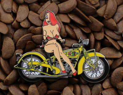 Jessica Rabbit Pins Fantasy Motorcycle Bobber Chopper Pin