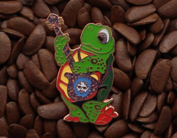 Grateful Dead Pins Turtle Dancer Jerry Garcia Pin - Image 3