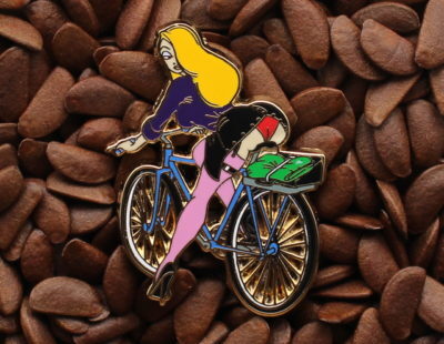 Jessica Rabbit Pins School Girl Bicycle Pin - Image 2
