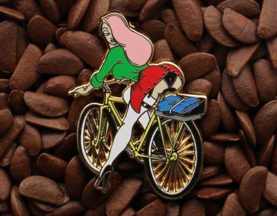 Jessica Rabbit Pins School Girl Bicycle Pin - Image 3