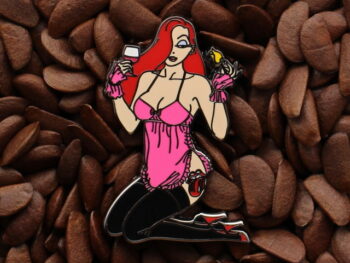 Jessica Rabbit Pins Fantasy Rose And Cocktail Pin