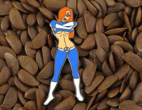 Jessica Rabbit Pins Invisible Woman Superhero Pin
