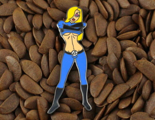 Jessica Rabbit Pins Invisible Woman Superhero Pin