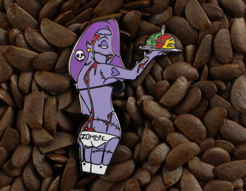Jessica Rabbit Pins Fantasy Pin Zombie Waitress Brain Cake On Tray