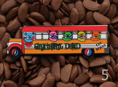 Grateful Dead Pins School Bus Pin Bear On Tour - Image 5
