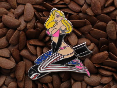 Jessica Rabbit Pins World War II Nose Art Bombs Away Pin - Image 2