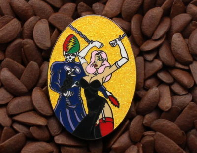 Jessica Rabbit Pins Skeleton Chain Grateful Dead Pin - Image 3
