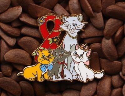 Red Ribbon Pins The Aristocats Pin