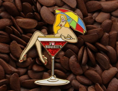 Jessica Rabbit Pins Fantasy Pin I Love Boobies Up Art - Image 2