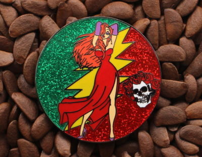 Jessica Rabbit Pins Grateful Dead Skull Roses Pin