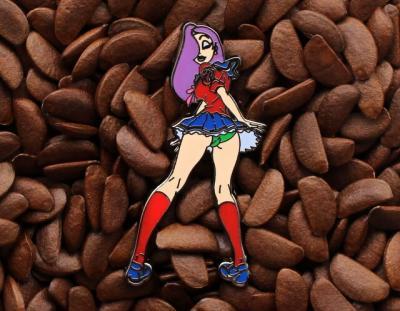 Jessica Rabbit Pins School Girl Panties Pin Tongue Tattoo - Image 3