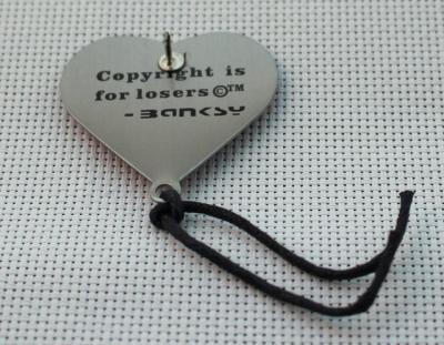 Banksy Pins Woundplast Heart Balloon Pin - Image 2