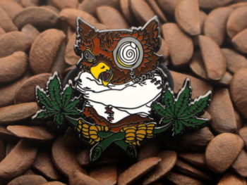BHO Pins Owl On Mariguana Pin
